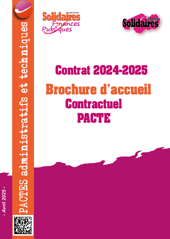 Brochure d'accueil Contractuel PACTE